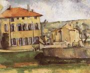 Paul Cezanne House and Farm at jas de Bouffan china oil painting reproduction